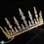 Klassisk Gull Rhinestone Har Tilbehor 2020 Metall Tiara Bryllup Tilbehør