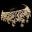 Charming Gold Bridal Jewelry 2020 Alloy Rhinestone Flower Beading Tiara Earrings Wedding Accessories