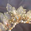 Blomma Fe Guld Fjäril Brud Huvudbonad 2020 Legering Pärla Rhinestone Tiara Bröllop Tillbehör
