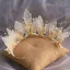 Blomma Fe Guld Fjäril Brud Huvudbonad 2020 Legering Pärla Rhinestone Tiara Bröllop Tillbehör