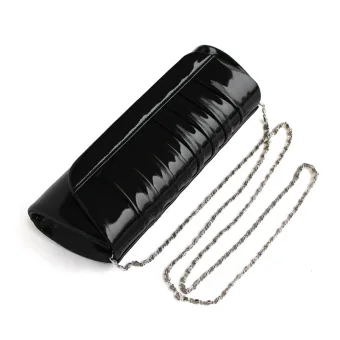 Affordable Black Clutch Bags Striped Pu Cocktail Party Evening Party Accessories 2019