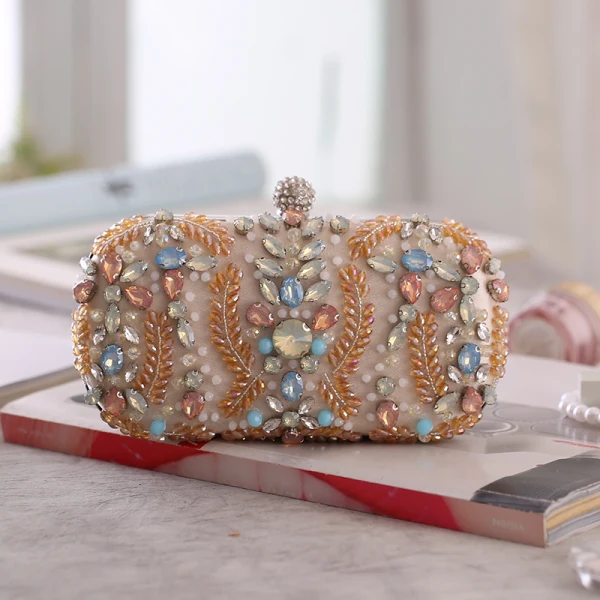 Fashion Black Rhinestone Square Clutch Bags 2020