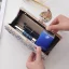 Élégant Bleu Roi Faux Diamant Carrés Pochette 2020 Métal Perlage