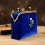 Chinese style Vintage / Retro Royal Blue Velour Beading Square Clutch Bags 2020