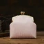 Style Chinois Perle Rose Brodé Fleur Carrés Pochette 2020
