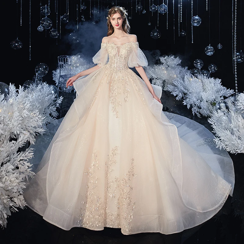 slim fit dress slacks Rachel Allan Bridal RB6114 - Long Tulle, Glitter Tulle, Lace, Applique,  Beading Ballgown main image 1
