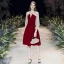 Modest / Simple Burgundy See-through Homecoming Graduation Dresses 2020 A-Line / Princess Scoop Neck Puffy 3/4 Sleeve Knee-Length Ruffle Backless Formal Dresses