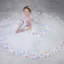 Flower Fairy White Flower Girl Dresses 2020 Ball Gown Scoop Neck Sleeveless Backless Appliques Flower Rhinestone Sweep Train Cascading Ruffles