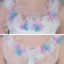 Flower Fairy White Flower Girl Dresses 2020 Ball Gown Scoop Neck Sleeveless Backless Appliques Flower Rhinestone Sweep Train Cascading Ruffles