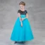 Chic / Beautiful Jade Green Birthday Flower Girl Dresses 2020 Empire Scoop Neck Short Sleeve Sequins Floor-Length / Long Ruffle