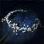 Elegant Gold Headpieces Bridal Jewelry 2020 Metal Beading Flower Headbands Earrings Wedding Accessories