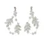 Elegant Gold Headpieces Bridal Jewelry 2020 Metal Beading Flower Headbands Earrings Wedding Accessories