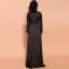 Modest  Black Sequins Evening Dresses  2020 Empire High Neck Long Sleeve Floor-Length / Long Formal Dresses