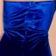 Sexy Königliches Blau Velour Abendkleider 2020 Meerjungfrau Bandeau Ärmellos Gespaltete Front Sweep / Pinsel Zug Rückenfreies Festliche Kleider