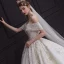 Luxury / Gorgeous Champagne Bridal Wedding Dresses 2020 Ball Gown Off-The-Shoulder Short Sleeve Backless Appliques Flower Beading Chapel Train Ruffle