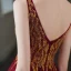 Haut de Gamme Rouge Robe De Bal 2020 Princesse V-Cou Sans Manches Perlage Paillettes Fendue devant Longue Volants Dos Nu Robe De Ceremonie