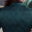 High-end Dark Green Jacquard Cheongsam / Qipao 2020 Sheath / Fit High Neck Short Sleeve Knee-Length Formal Dresses