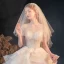 Luxe Champagne Transparentes La Mariée Robe De Mariée 2020 Princesse Encolure Dégagée Manches Courtes Dos Nu Perlage Paillettes Glitter Tulle Cathedral Train Volants