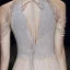 High-end Gold Evening Dresses  2020 A-Line / Princess Scoop Neck Sleeveless Beading Glitter Tulle Floor-Length / Long Backless Formal Dresses
