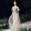 Haut de Gamme Champagne Transparentes Robe De Soirée 2020 Princesse Encolure Dégagée Manches Courtes Perlage Paillettes Longue Volants Robe De Ceremonie