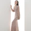 Scintillantes Paillettes Champagne Robe De Soirée 2020 Trompette / Sirène V-Cou Manches Longues Perlage Longue Robe De Ceremonie