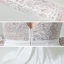 Elegante Weiß Spitze Strand Brautkleider / Hochzeitskleider 2020 Meerjungfrau Durchsichtige Rundhalsausschnitt Lange Ärmel Rückenfreies Stoffgürtel Sweep / Pinsel Zug Rüschen