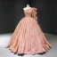 Luxury / Gorgeous White Sequins Prom Dresses 2020 Ball Gown One-Shoulder Sleeveless Floor-Length / Long Backless Formal Dresses