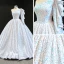 Luxury / Gorgeous White Sequins Prom Dresses 2020 Ball Gown One-Shoulder Sleeveless Floor-Length / Long Backless Formal Dresses