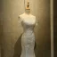 Chic / Beautiful Church Wedding Dresses 2017 White Trumpet / Mermaid Court Train Lace Appliques Backless Off-The-Shoulder Short Sleeve