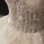 Illusion Ivoire La Mariée Robe De Mariée 2020 Robe Boule Transparentes Encolure Dégagée Sans Manches Dos Nu Appliques Paillettes Perlage Cathedral Train Volants