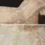 High-end Champagne Bridal Wedding Dresses 2020 Ball Gown Off-The-Shoulder Short Sleeve Backless Appliques Lace Beading Glitter Tulle Chapel Train Ruffle