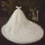 High End Champagner Hochzeits Brautkleider / Hochzeitskleider 2020 Ballkleid Off Shoulder Kurze Ärmel Rückenfreies Feder Applikationen Blumen Perlenstickerei Glanz Tülle Kathedrale Schleppe