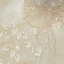 High End Champagner Hochzeits Brautkleider / Hochzeitskleider 2020 Ballkleid Off Shoulder Kurze Ärmel Rückenfreies Feder Applikationen Blumen Perlenstickerei Glanz Tülle Kathedrale Schleppe