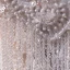 Luxe Champagne La Mariée Robe De Mariée 2020 Trompette / Sirène Transparentes Encolure Carrée Manches Courtes Dos Nu Appliques En Dentelle Fait main Perlage Gland Tribunal Train Volants