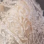 Haut de Gamme Champagne Transparentes La Mariée Robe De Mariée 2020 Trompette / Sirène De l'épaule Manches Courtes Dos Nu Appliques En Dentelle Perlage Perle Tribunal Train Volants