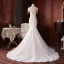Vintage / Originale Ivoire La Mariée Robe De Mariée 2020 Trompette / Sirène Transparentes Col Haut Sans Manches Dos Nu Appliques En Dentelle Perlage Perle Glitter Tulle