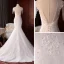Vintage / Originale Ivoire La Mariée Robe De Mariée 2020 Trompette / Sirène Transparentes Col Haut Sans Manches Dos Nu Appliques En Dentelle Perlage Perle Glitter Tulle