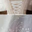 High-end Champagne Bridal Wedding Dresses 2020 Ball Gown Off-The-Shoulder Short Sleeve Backless Appliques Lace Beading Glitter Flower Tulle Cathedral Train Ruffle