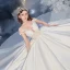 Illusion Ivory Satin Bridal Wedding Dresses 2020 Ball Gown See-through Scoop Neck Short Sleeve Backless Beading Appliques Lace Cathedral Train