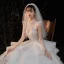 Vintage / Retro Ivory Bridal Wedding Dresses 2020 Ball Gown High Neck Sleeveless Backless Glitter Tulle Sequins Beading Cathedral Train Ruffle