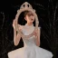 Vintage / Retro Ivory Bridal Wedding Dresses 2020 Ball Gown High Neck Sleeveless Backless Glitter Tulle Sequins Beading Cathedral Train Ruffle