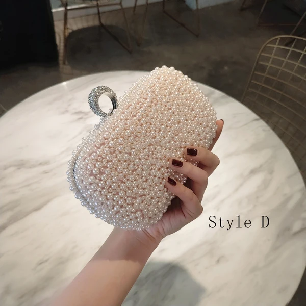 Élégant Doré Perlage Perle Pochette 2020