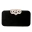 Modest / Simple Burgundy Velour Clutch Bags 2020 Metal Rhinestone