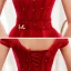 Chic / Belle Rouge Robe De Soirée 2020 Princesse Transparentes Encolure Dégagée Manches Courtes Perlage Glitter Tulle Train De Balayage Dos Nu Robe De Ceremonie
