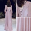 Style Victorien Rougissant Rose Hiver Robe De Soirée 2020 Princesse Transparentes Col Haut Gonflée Manches Longues Perlage Longue Volants Dos Nu Robe De Ceremonie