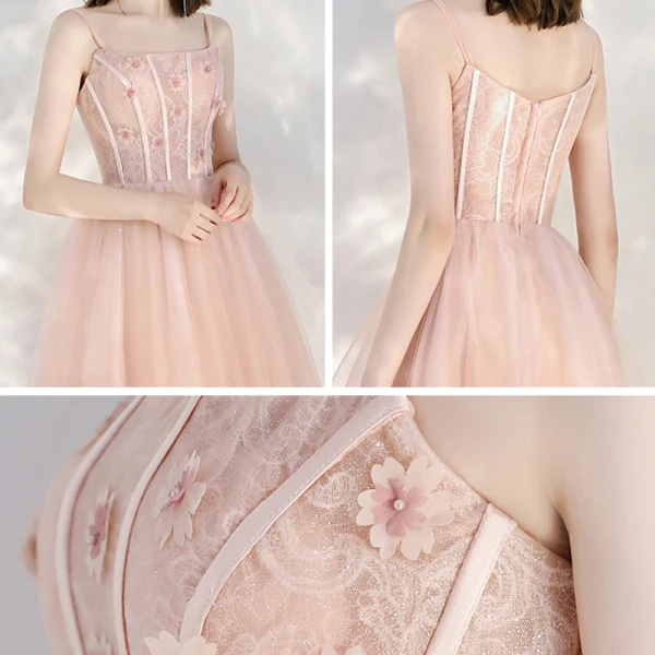 Beyonddress Dames Avondjurken met Kant Appliques Baljurken