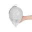 Fashion Round Clutch Bags 2020 Metal Rhinestone Tassel