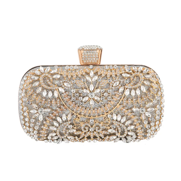 Mode Vierkante Rhinestone Handtassen 2020