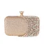 Mode Glitter Carrés Pochette 2020 Métal Faux Diamant
