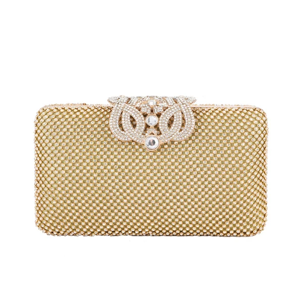 Chic / Beautiful Square Clutch Bags 2020 Metal Rhinestone Pearl